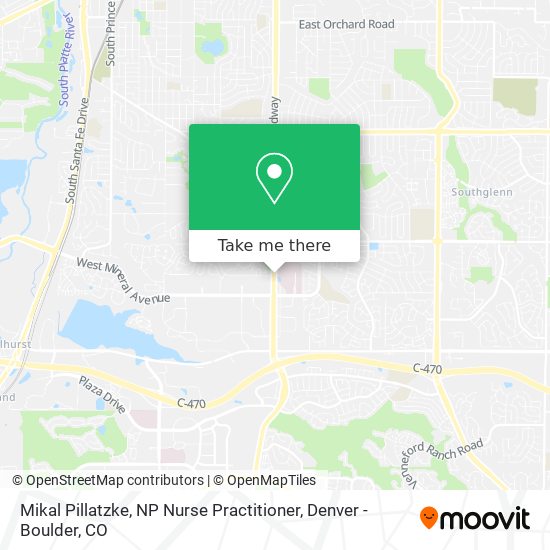 Mikal Pillatzke, NP Nurse Practitioner map