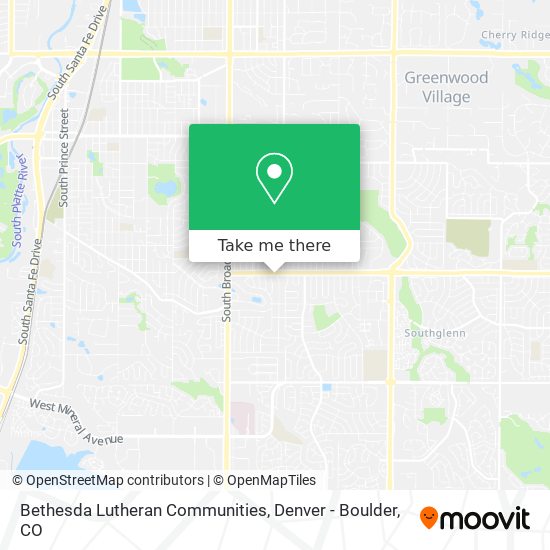 Mapa de Bethesda Lutheran Communities