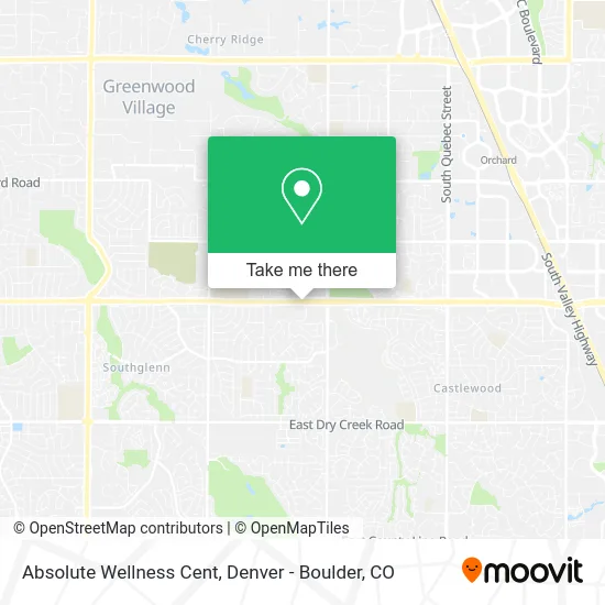 Absolute Wellness Cent map