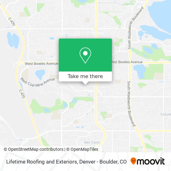 Lifetime Roofing and Exteriors map