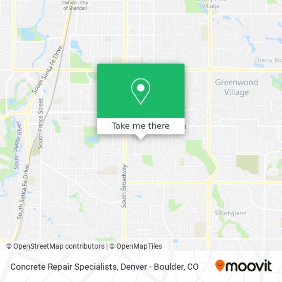 Concrete Repair Specialists map