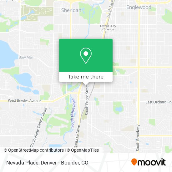 Nevada Place map