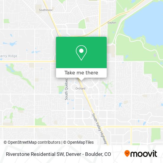 Riverstone Residential SW map