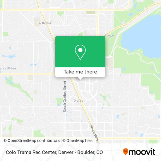 Colo Trama Rec Center map