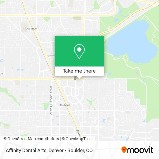 Affinity Dental Arts map