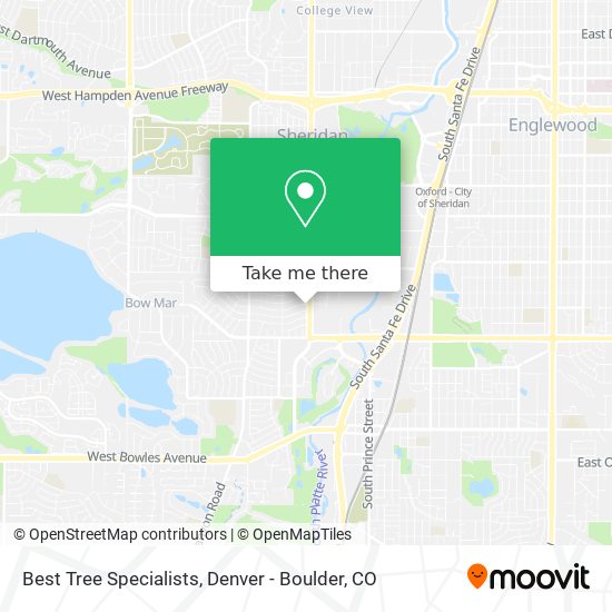 Best Tree Specialists map