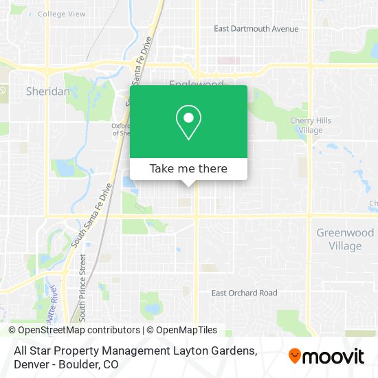 All Star Property Management Layton Gardens map