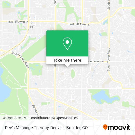 Mapa de Dee's Massage Therapy