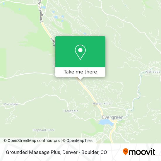 Grounded Massage Plus map