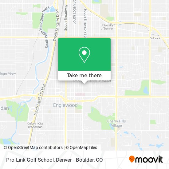 Pro-Link Golf School map