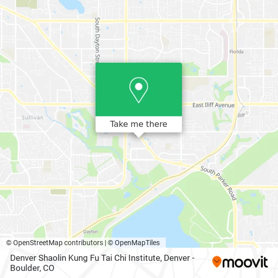 Denver Shaolin Kung Fu Tai Chi Institute map