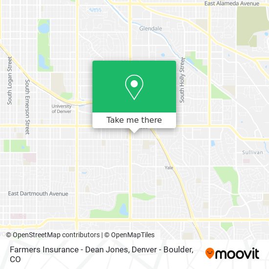 Mapa de Farmers Insurance - Dean Jones
