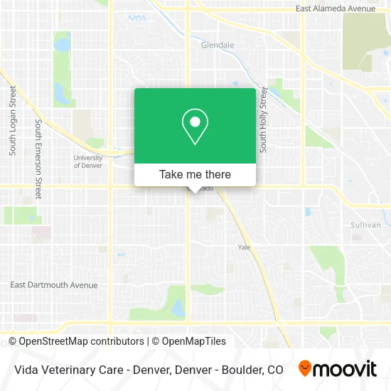 Vida Veterinary Care - Denver map