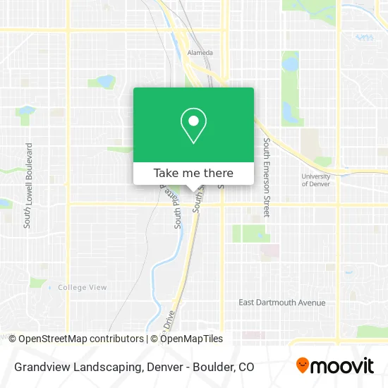 Grandview Landscaping map