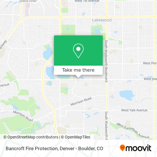 Mapa de Bancroft Fire Protection