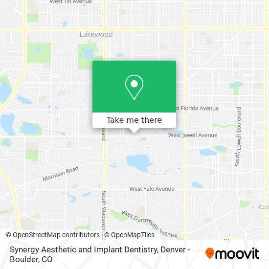 Mapa de Synergy Aesthetic and Implant Dentistry