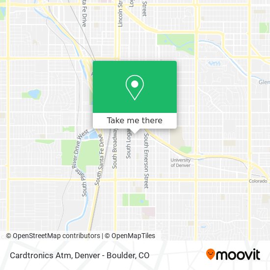 Mapa de Cardtronics Atm