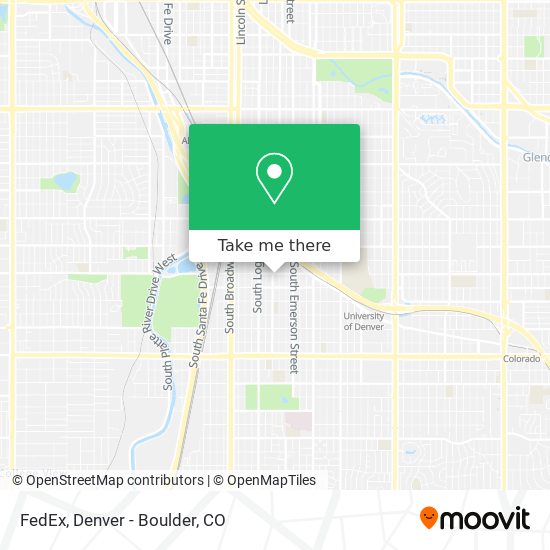Mapa de FedEx