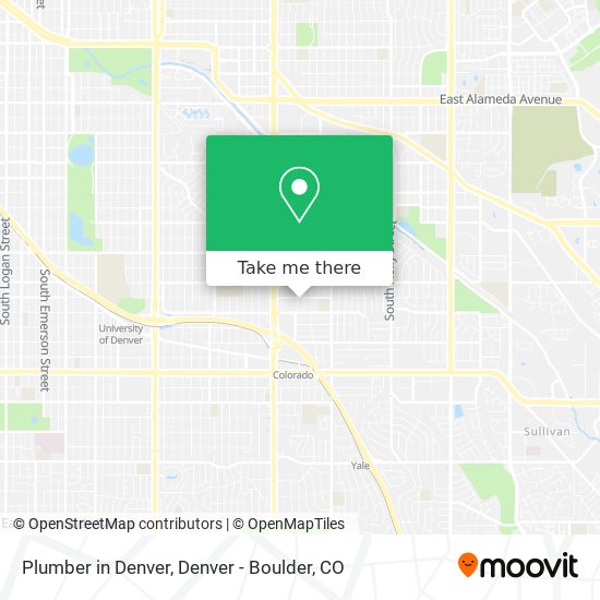 Mapa de Plumber in Denver