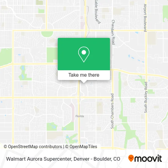 Mapa de Walmart Aurora Supercenter