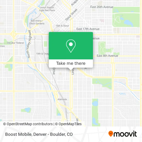 Boost Mobile map