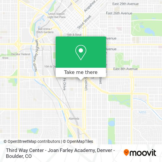 Mapa de Third Way Center - Joan Farley Academy