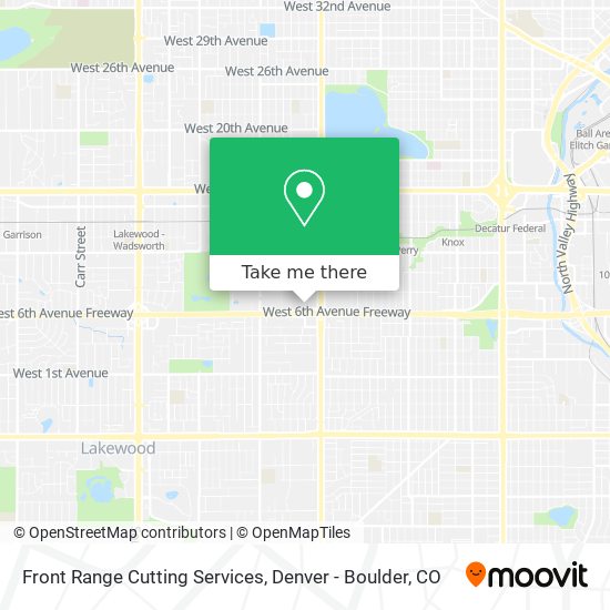 Front Range Cutting Services map
