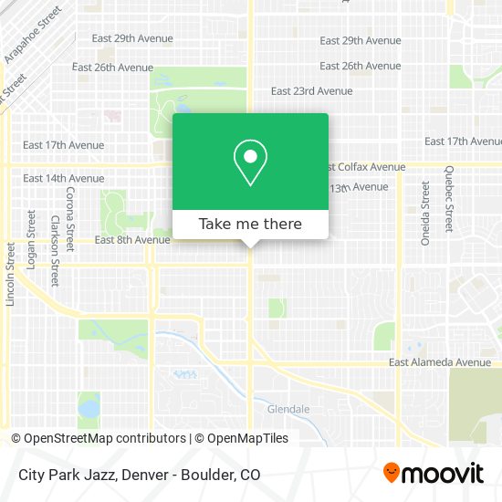 City Park Jazz map