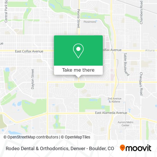 Rodeo Dental & Orthodontics map