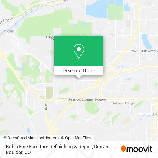 Mapa de Bob's Fine Furniture Refinishing & Repair