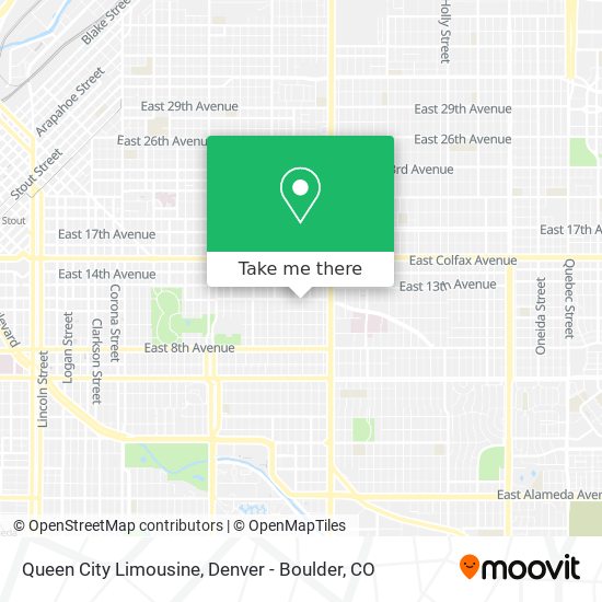 Queen City Limousine map