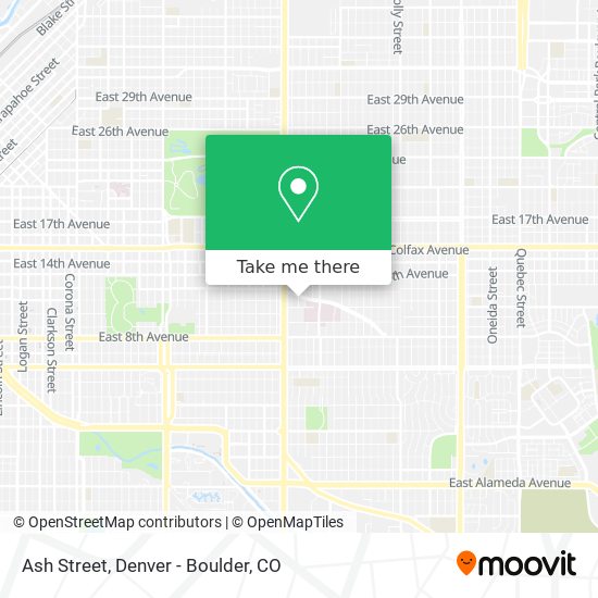 Mapa de Ash Street
