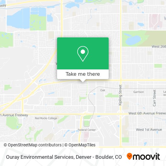Ouray Environmental Services map