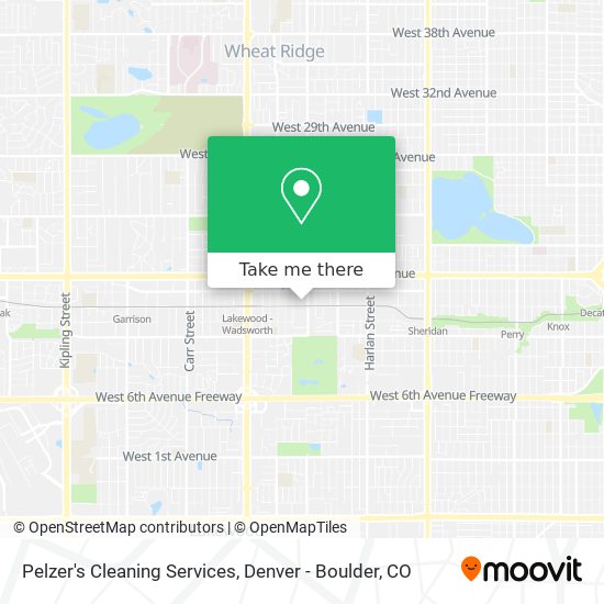 Mapa de Pelzer's Cleaning Services