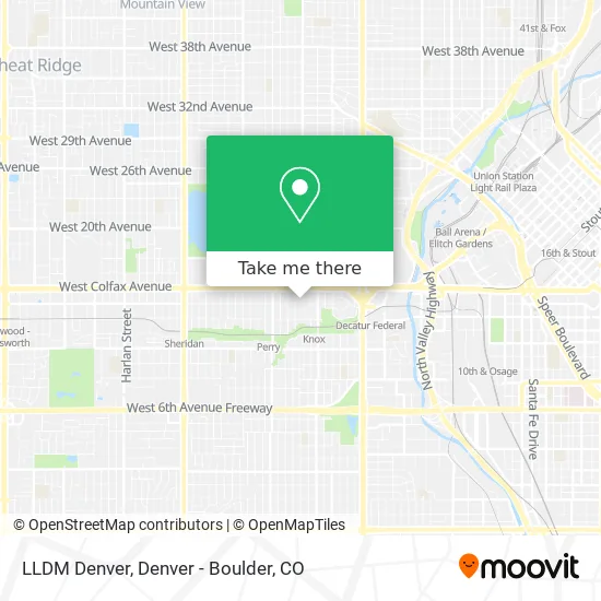 LLDM Denver map