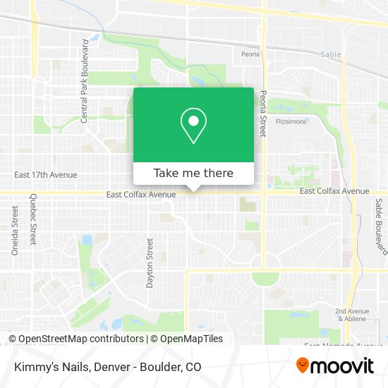 Kimmy's Nails map