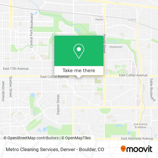 Metro Cleaning Services map