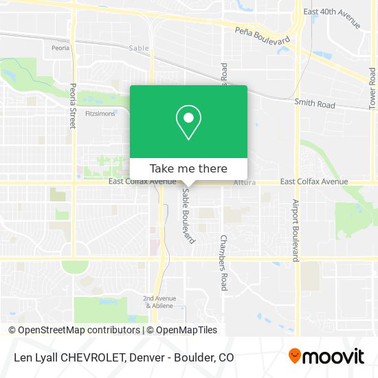 Len Lyall CHEVROLET map