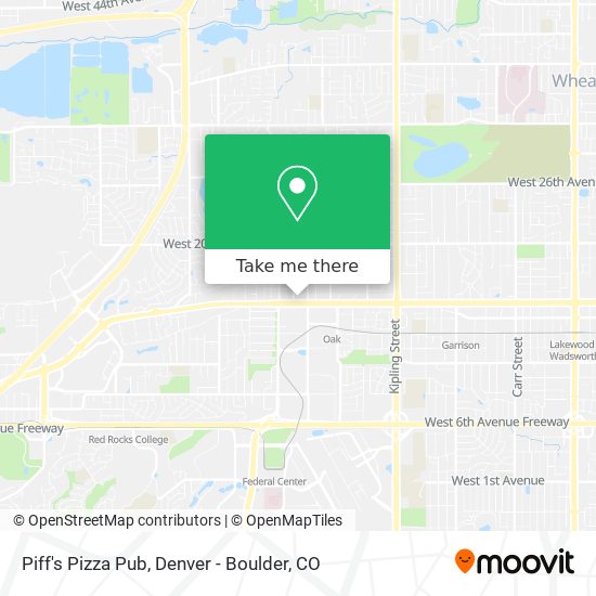 Piff's Pizza Pub map