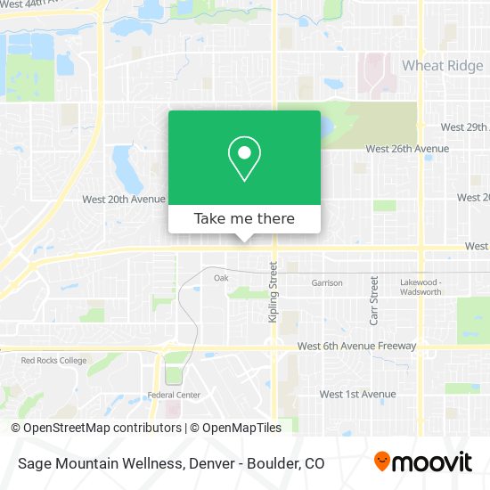 Sage Mountain Wellness map