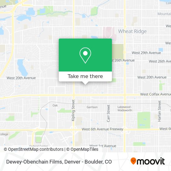 Dewey-Obenchain Films map