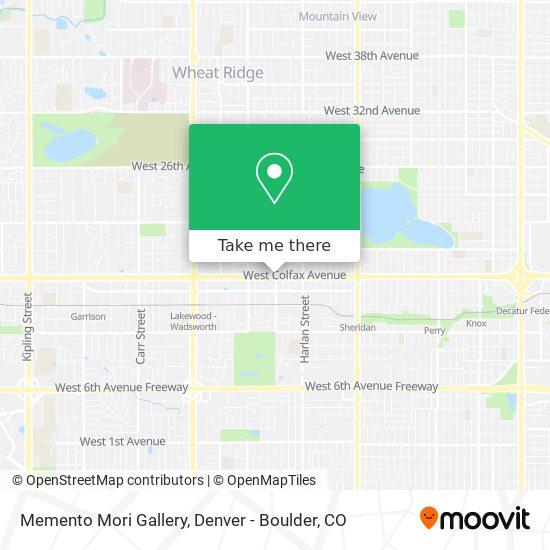 Mapa de Memento Mori Gallery
