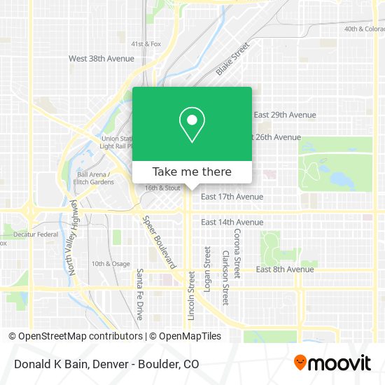Donald K Bain map