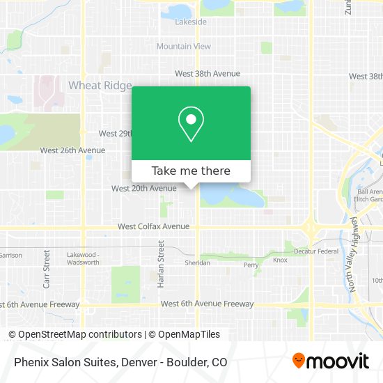 Phenix Salon Suites map