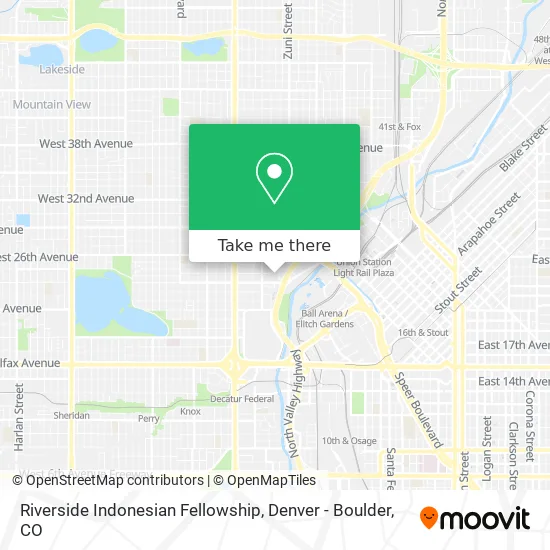 Riverside Indonesian Fellowship map