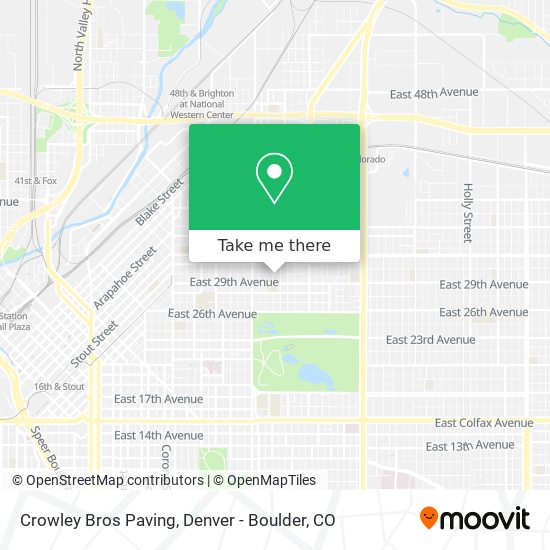 Crowley Bros Paving map