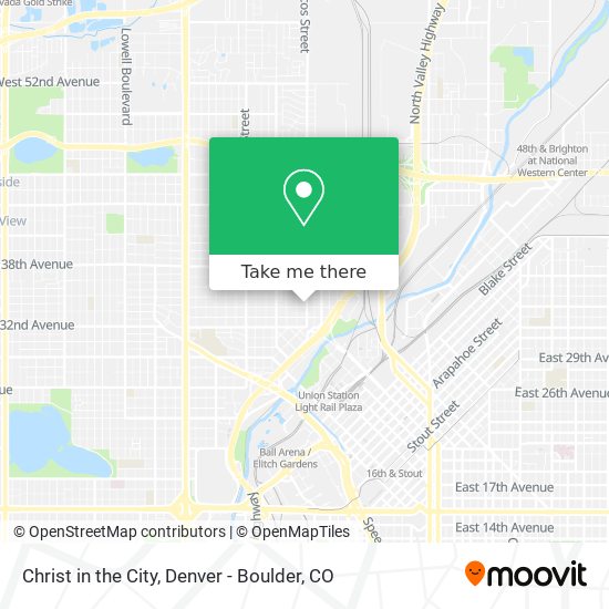 Mapa de Christ in the City
