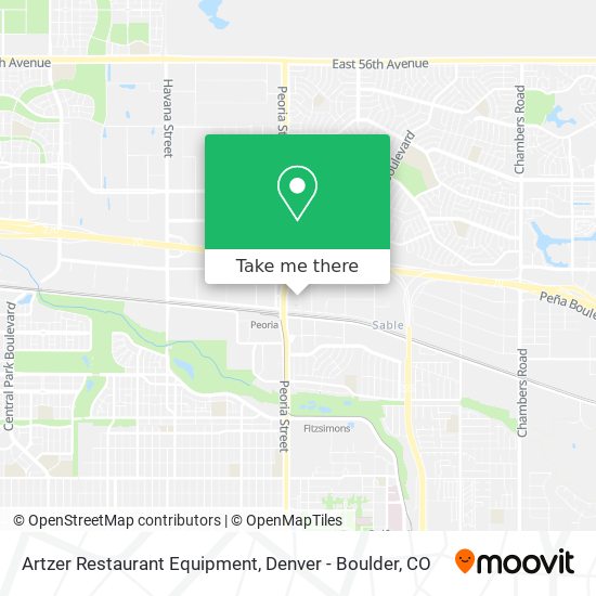 Artzer Restaurant Equipment map