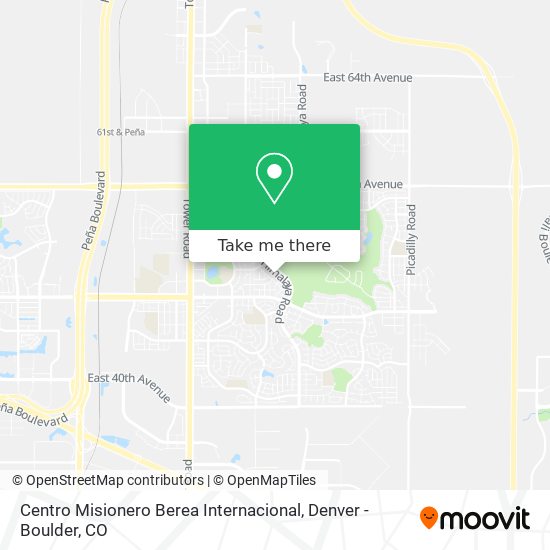Mapa de Centro Misionero Berea Internacional