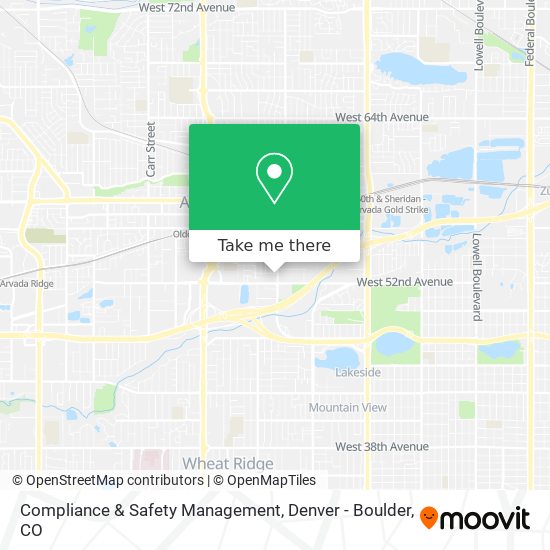 Compliance & Safety Management map